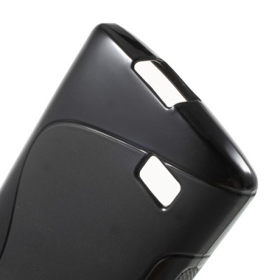 Силиконови гърбове Силиконови гърбове за LG Силиконов гръб ТПУ S-Case за LG LEON  черен